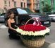 301 Червона троянда в корзині XXXL &laquo;Космічний&raquo;