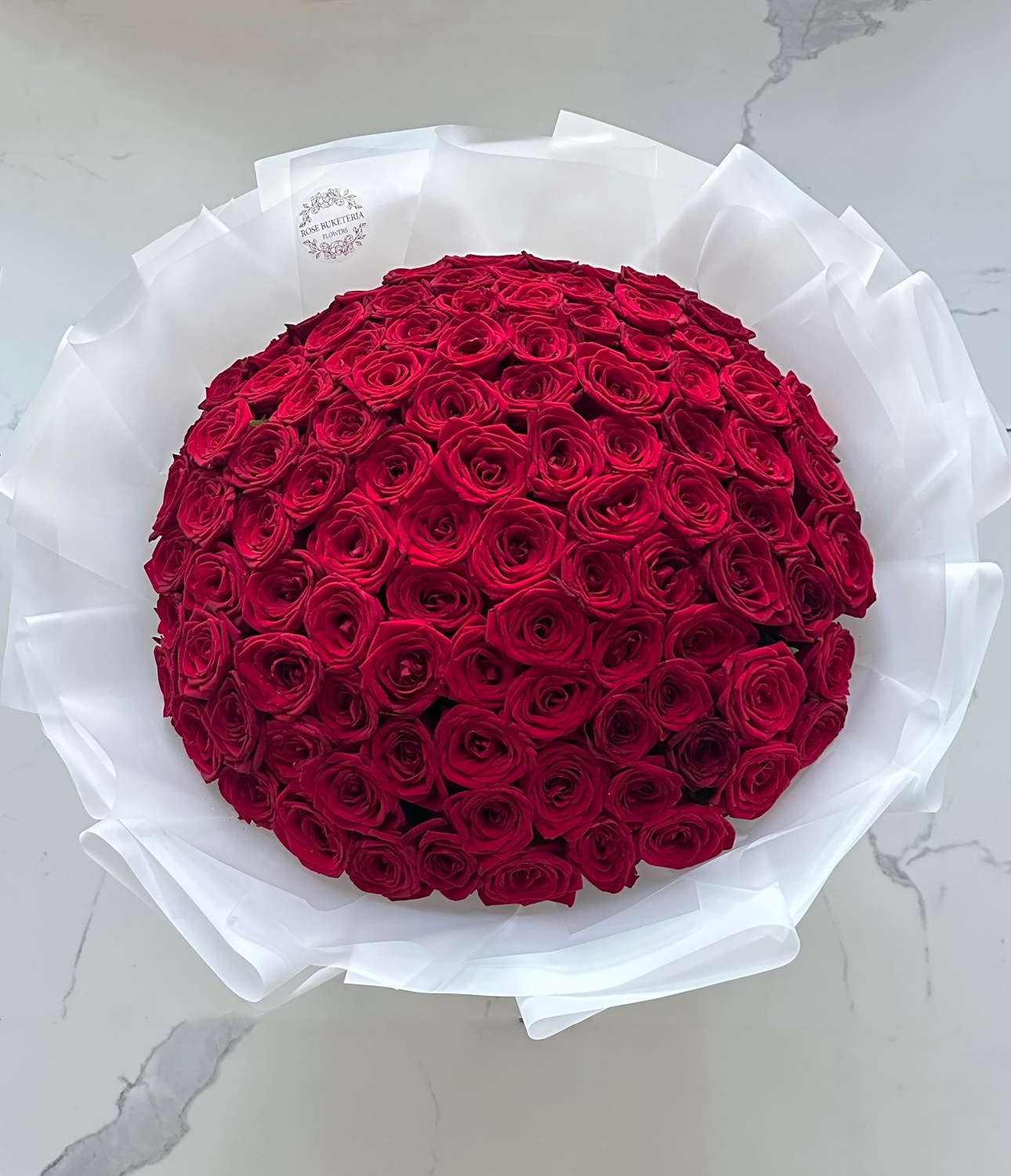 101 Червона троянда, 60 см (Ред Наомі)