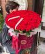 59 Червоних троянд в велюровій коробці L &laquo;Ред Ігл&raquo;