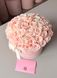 39 Нежно-розовых роз в шляпной коробке М «Сказочный»
